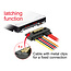 Delock Cable SATA 6 Gb/s 7 pin receptacle + 2 pin power female > SATA 22 pin receptacle straight (5 V) metal 30 cm
