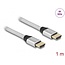 Delock Ultra High Speed HDMI Cable 48 Gbps 8K 60 Hz silver 1 m certified