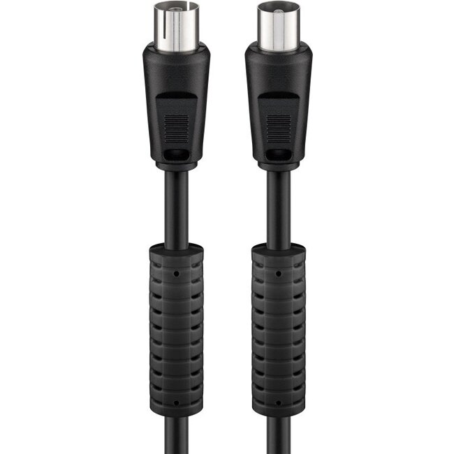 Goobay Antenna Cable with Ferrite (80 dB), Double Shielded 3.5 m