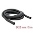Delock Braided Sleeving self-closing 5 m x 25 mm black