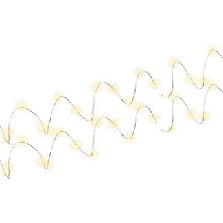 Goobay Goobay 2x Silver Wire Light Chain with 20 LEDs, incl. Timer