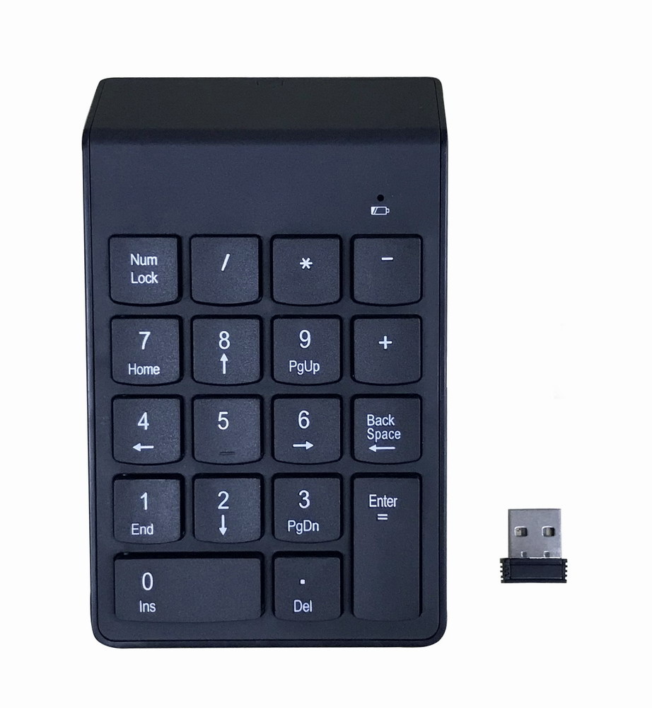 Gembird KPD-W-02 - keypad - Toetsenbord - Zwart
