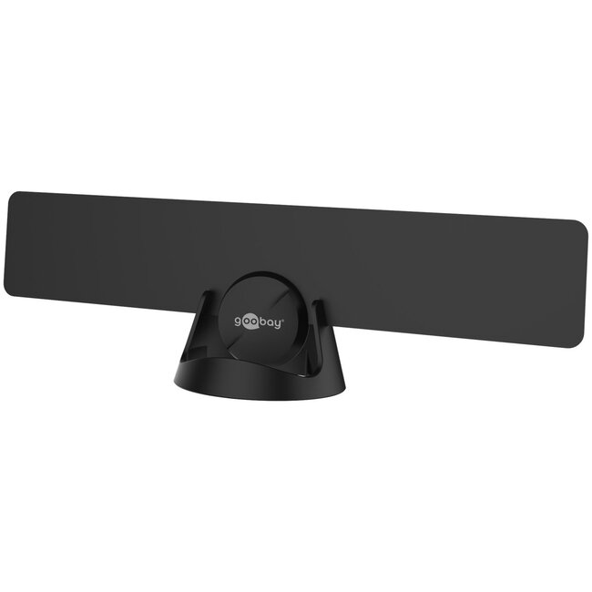 Goobay Ultra-Flat Active Full HD DVB-T2 Indoor Antenna, incl. LTE/4G Filter