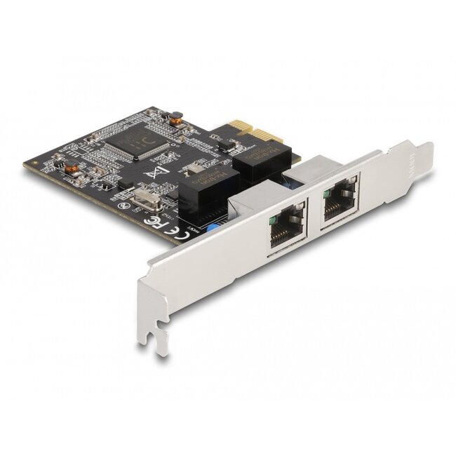 Delock PCI Express x1 Card to 2 x RJ45 Gigabit LAN RTL8111