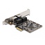 Delock PCI Express x1 Card to 2 x RJ45 Gigabit LAN RTL8111