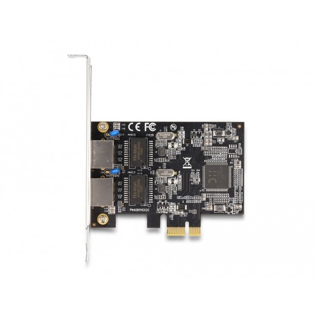 Delock PCI Express x1 Card to 2 x RJ45 Gigabit LAN RTL8111