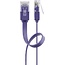Goobay CAT 6 Flat Patch Cable, U/UTP, violet 2 m