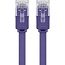 Goobay CAT 6 Flat Patch Cable, U/UTP, violet 2 m