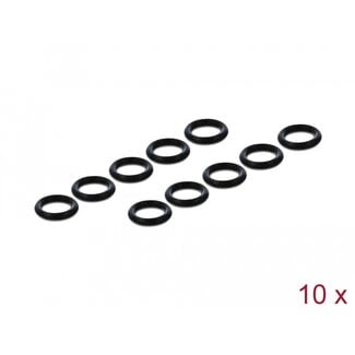 Navilock Navilock O-Ring Silicone for M8 6 Pin Plug black 10 pieces