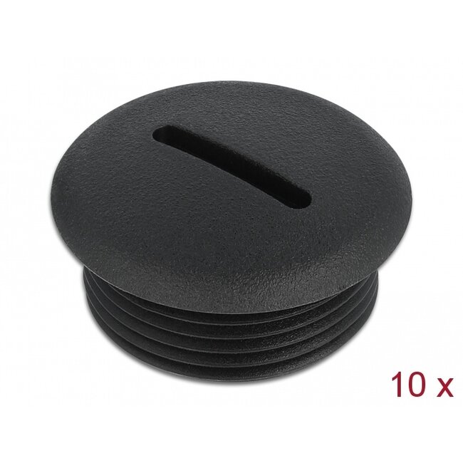 Delock Sealing Plug M25 x 1.5 black 10 pieces