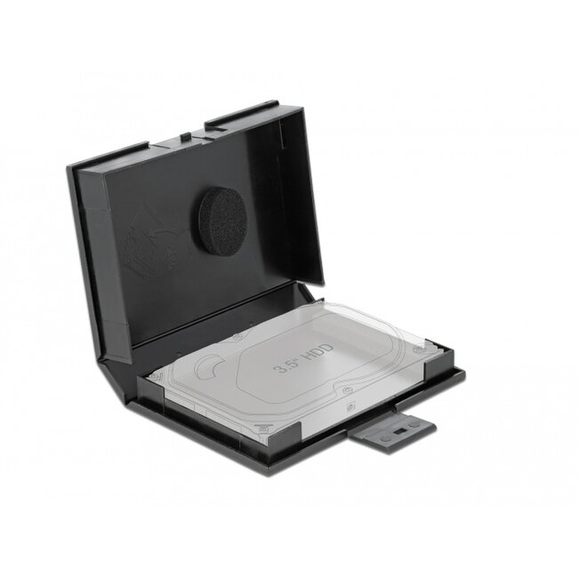Delock Protection Box for 3.5″ HDD black