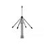 Delock LPWAN 868 MHz Antenna TNC jack 3 dBi omnidirectional fixed with connection cable RG-58 C/U 3 m wall mounting outdoor silver