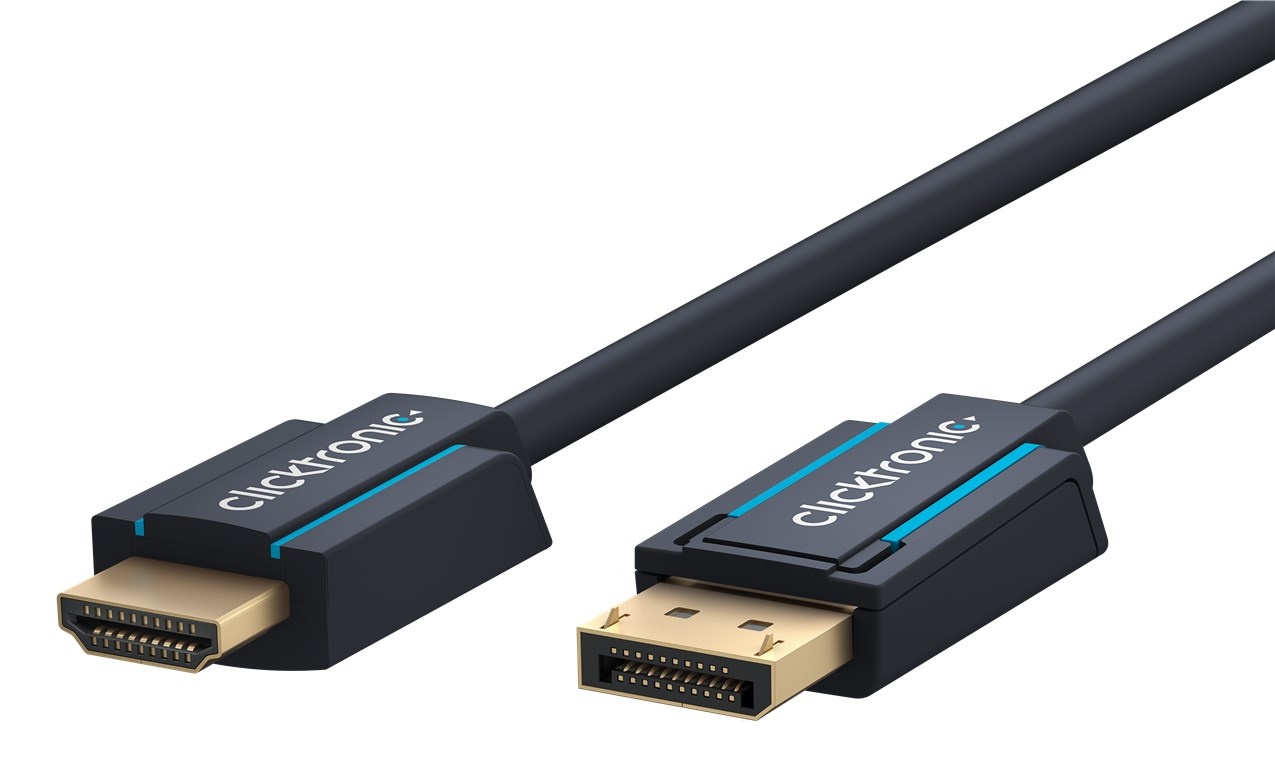 Clicktronic Actieve DisplayPort-naar-HDMI™-adapterkabel (4K/60Hz)
