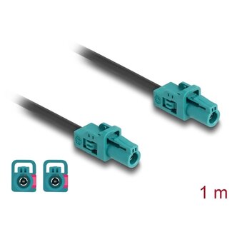 DeLOCK Delock Cable Mini FAKRA Z jack single to Mini FAKRA Z jack single A-Type