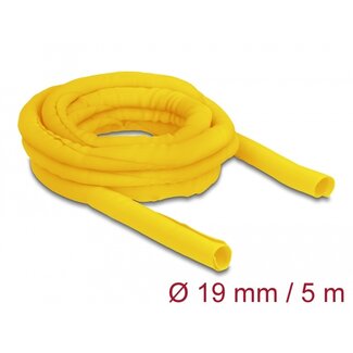 DeLOCK Delock Woven Sleeve self-closing heat-resistant 5 m x 19 mm yellow