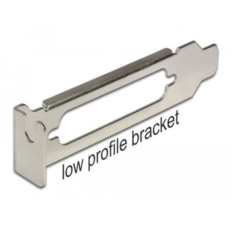 DeLOCK Delock Low Profile Slot Bracket with D-Sub 25 opening