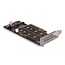 Delock PCI Express x8 Card to 2 x internal NVMe M.2 Key M - Bifurcation - Low Profile Form Factor