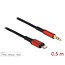 Delock Audio Cable 8 pin Lightning™ male to Stereo jack male 3.5 mm 3 pin 0.5 m