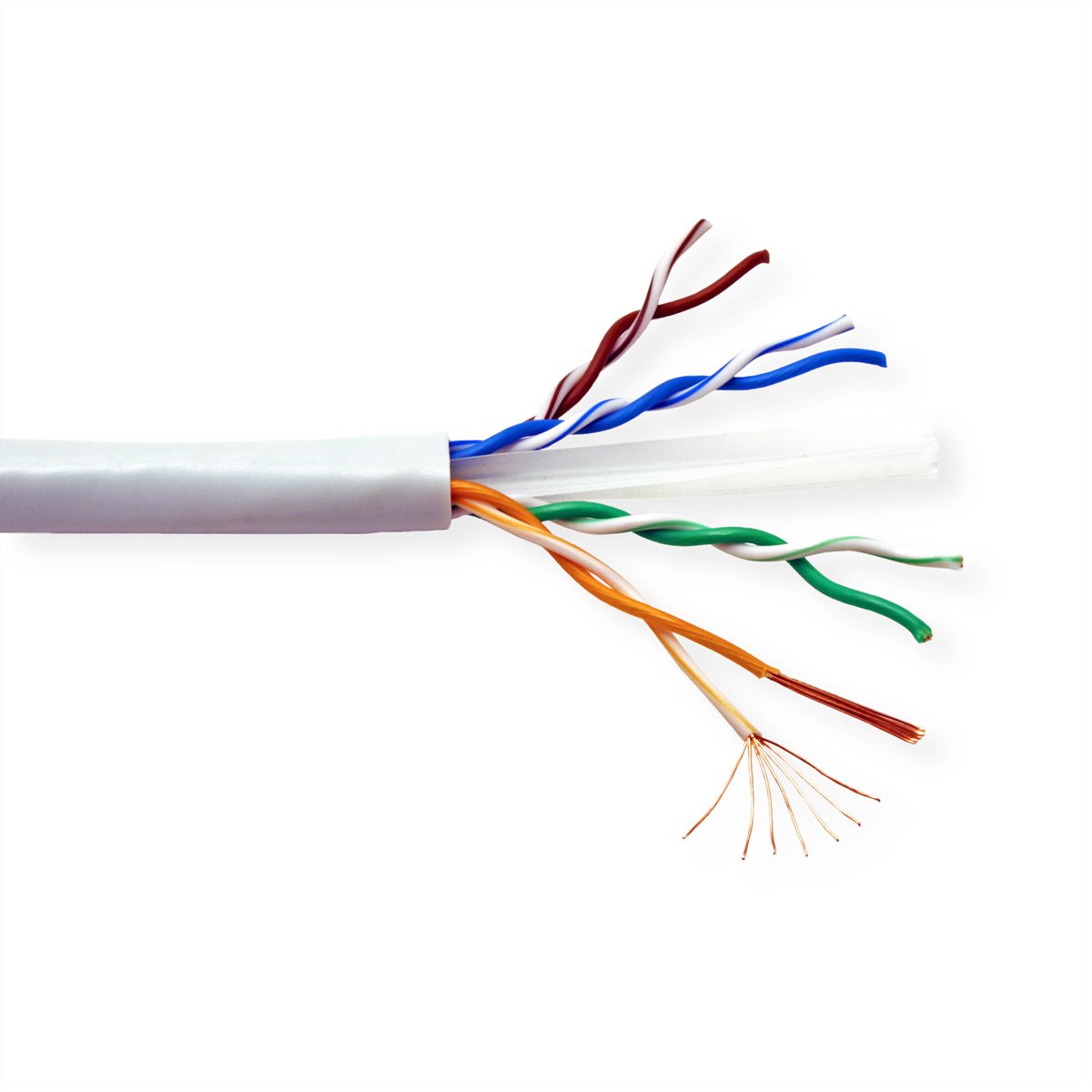 Roline ROLINE UTP Kabel Cat.6 / Class E, soepel, AWG24, LS0H 300m. Kabelafscherming: U/UTP (UTP)