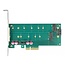 Delock PCI Express x4 Card to 1 x M.2 Key B + 1 x NVMe M.2 Key M - Low Profile Form Factor