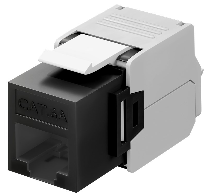 Goobay 90692. Constructietype: Plat, Kleur van het product: Zwart, Grijs, Wit, Aansluiting 1: RJ-45. Breedte: 20,1 mm. Aantal per verpakking: 1 stuk(s)