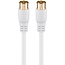 Goobay F-Quick SAT Connection Cable (80 dB), Double Shielded 2.5 m