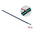 Delock Stainless Steel Cable Ties L 400 x W 4.6 mm blue 10 pieces