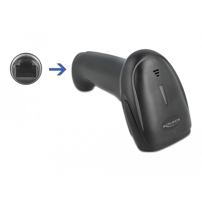 Delock USB Barcode Scanner 1D and 2D with connection cable - German Version