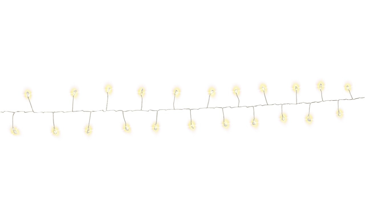 Goobay Zilver Wire Cluster String Light with 50 LEDs