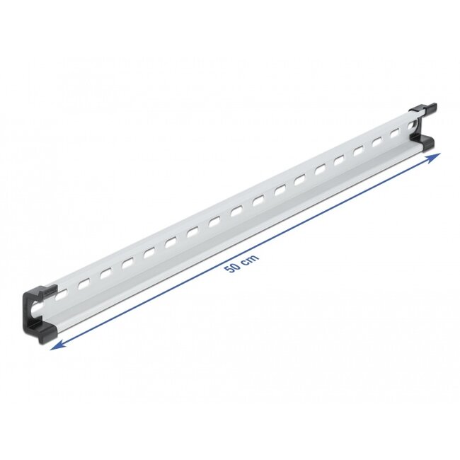 Delock DIN Rail 35 x 15 mm (50 cm) Aluminium