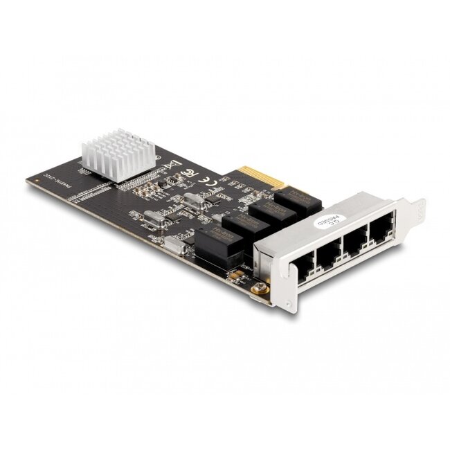 Delock PCI Express x4 Card 4 x RJ45 Gigabit LAN RTL8111