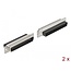 Delock D-Sub 37 pin crimp male, metal, 2 pieces