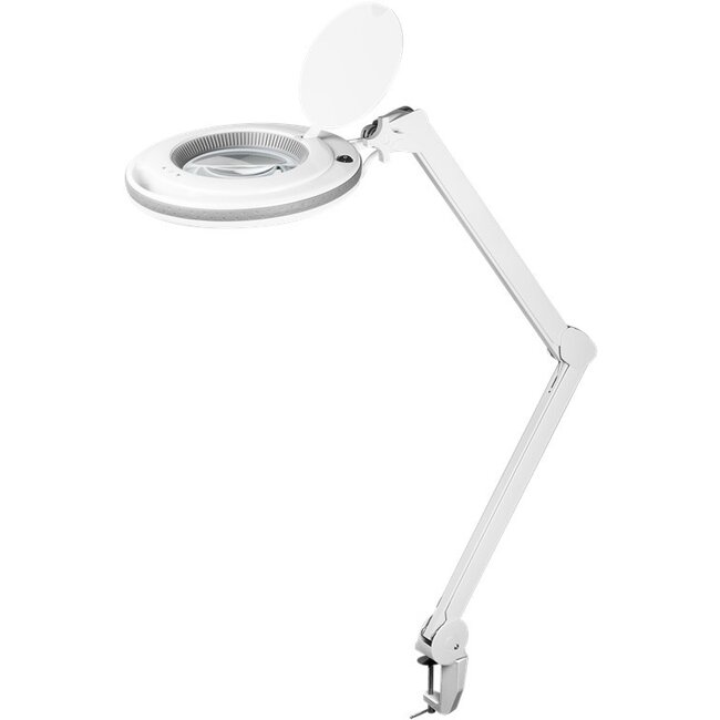 Goobay LED Magnifying Lamp with Clamp, 9 W, white