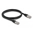 Delock RJ45 Network Cable Cat.6A S/FTP PE Outdoor 1 m black