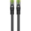 Goobay GHMT-certified CAT 8.1 S/FTP Patch Cord, AWG 26, black 2 m