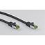 Goobay GHMT-certified CAT 8.1 S/FTP Patch Cord, AWG 26, black 2 m
