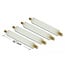 Delock Standoff M2.5 x M3, hexagon, outside / outside, 42 mm natural 4 pcs