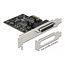 Delock PCI Express Card to 2 x Serial RS-422/485 with 15 kV ESD protection