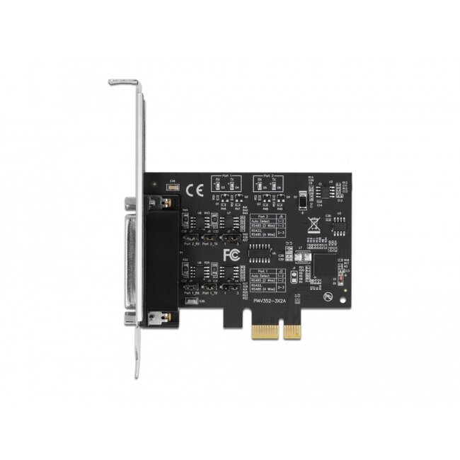 Delock PCI Express Card to 2 x Serial RS-422/485 with 15 kV ESD protection