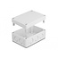 Delock Installation housing with cable entries 130 x 93 x 57 mm grey