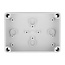 Delock Installation housing with cable entries 130 x 93 x 57 mm grey