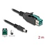 Delock PoweredUSB cable male 12 V to DC 5.5 x 2.5 mm male 2 m