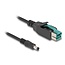 Delock PoweredUSB cable male 12 V to DC 5.5 x 2.5 mm male 2 m