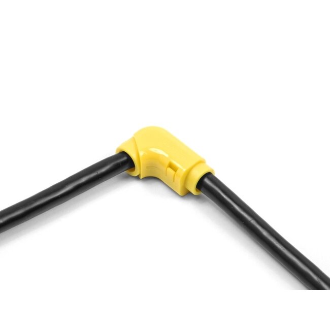 Delock Cable Clips for Angling 8 pieces yellow