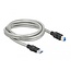 Delock USB 3.2 Gen 1 Cable Type-A male to Type-B male with metal jacket 2 m
