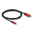 Delock USB Type-C™ to HDMI Cable (DP Alt Mode) 8K 60 Hz with HDR function 2 m red