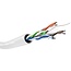 Goobay CAT 6 network cable, U/UTP, white 100 m