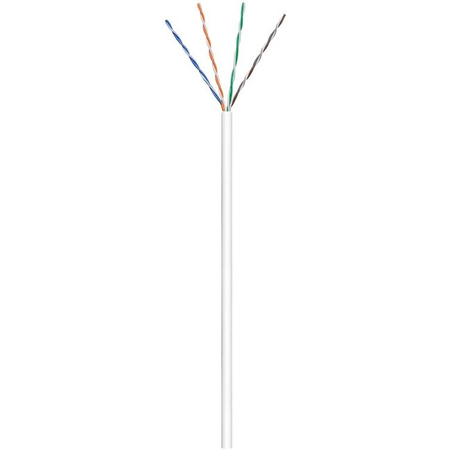 Goobay CAT 6 network cable, U/UTP, white 100 m