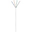 Goobay CAT 6 network cable, U/UTP, white 100 m