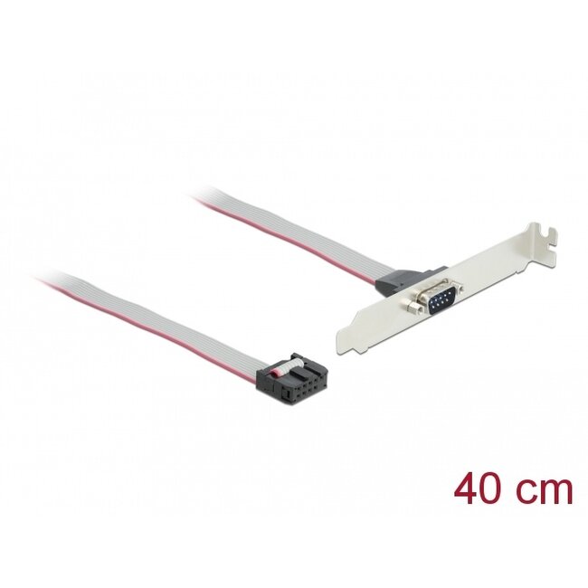 Delock Slot Bracket > 1 x Serial Pin layout: 1:1